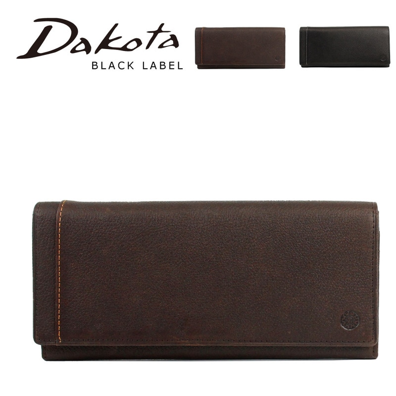 Dakota BLACK LABEL ダコタ ブラック レーベル 長財布 リバー4 かぶせ メンズ ブランド オイルレザー 本革 革 牛革 0620705 0620715