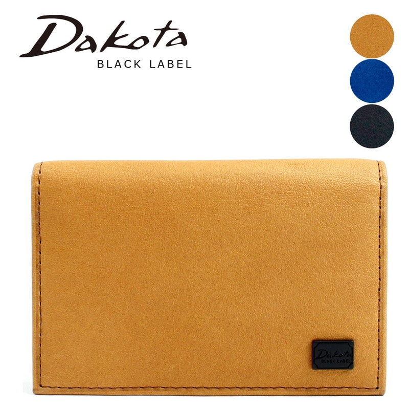 Dakota BLACK LABEL ダコタ ブラックレーベル 名刺入れ ワキシー カードケース かぶせ フラップ メンズ ブランド 本革 レザー 牛革 革 0625915