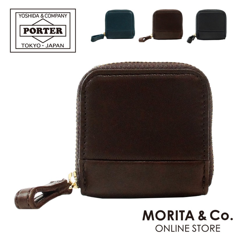 ポーター ワイズ コインケース 341-01321 PORTER WISE ミニ財布 メンズ ブランド レディース 本革 吉田カバン コンパクト 小銭入れ レザー