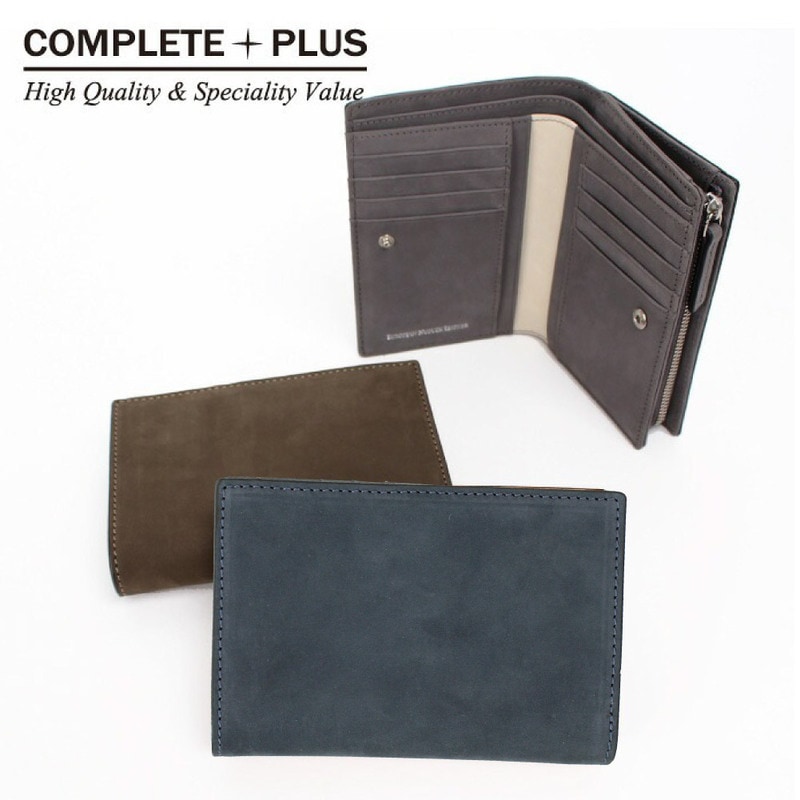 COMPLETE PLUS コンプリートプラス メンズ ミディアム二つ折り財布