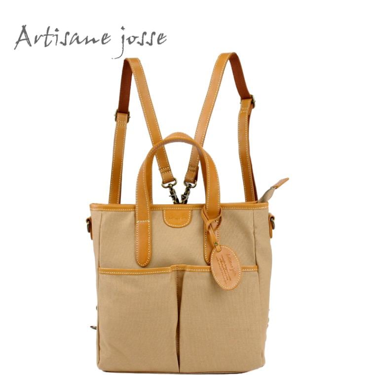 Artisane josse バッグ ショルダーバッグ レディース 斜めがけ ブランド  2WAY 3WAYリュックミニ 本革 革 牛革 メロファブリック 910-aj-2d102