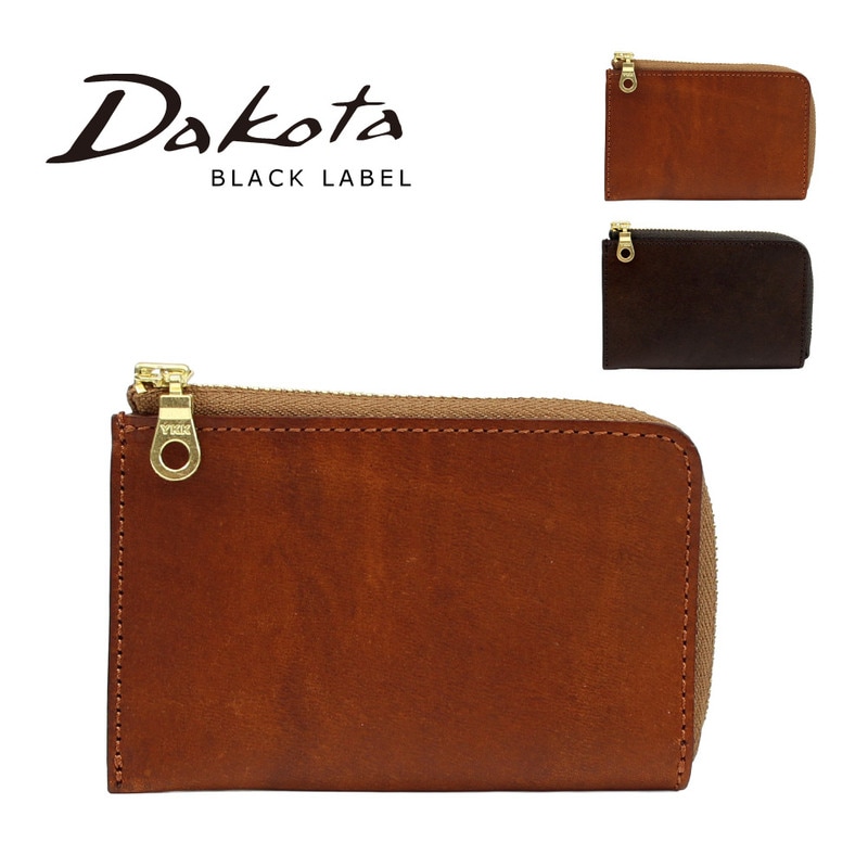 Dakota BLACK LABEL ダコタ ブラックレーベル コンパクト財布 レザー メンズ レディース コンパクト 財布 キャッシュレス ヒルツ 牛革 コンパクト 財布 シンプル ブラウン チョコ 茶色 ダークブラウン ブランド 001-0620083