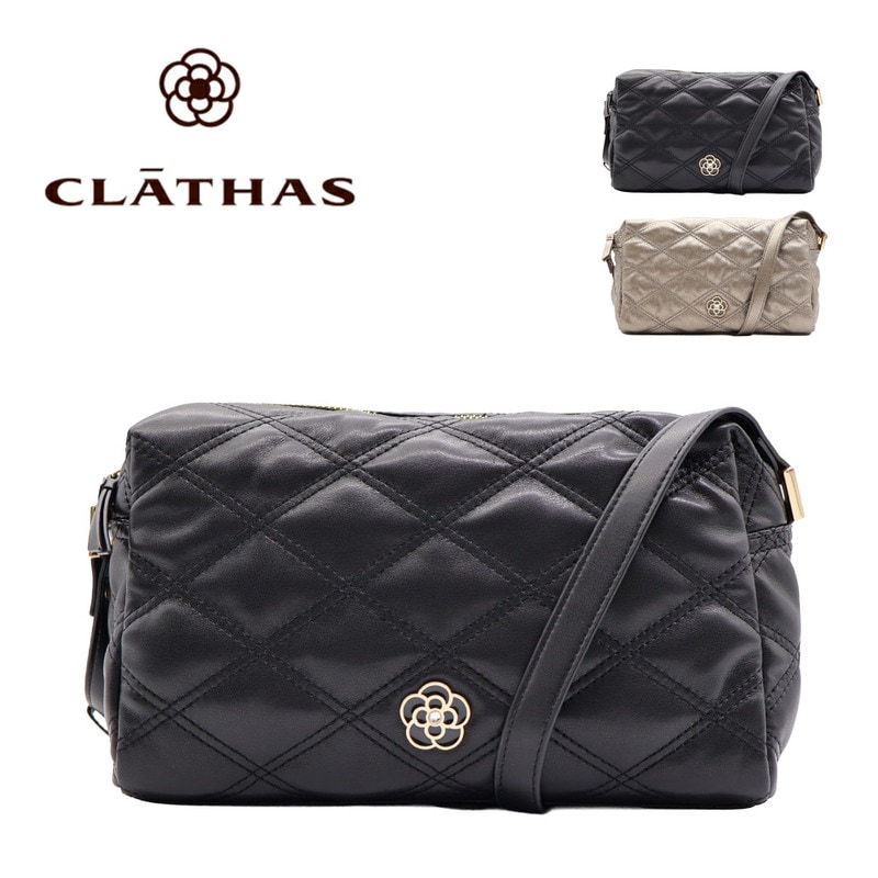 新作 クレイサス CLATHAS ショルダーバッグ レディース キルティング レザー フェイクレザー ショルダー バッグ 斜め掛け 肩掛け 大人 上品 きれいめ ブランド 2025年 秋冬 ブラック 黒 ルトレ 0190352