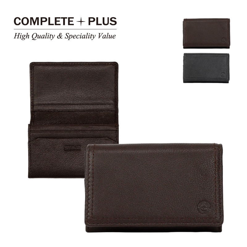COMPLETE PLUS コンプリートプラス 名刺入れ メンズ 薄型 レザー 軽量 山羊革 カード入れ カードケース ブランド ビジネス 仕事 ソッティーレ 953-CP-5LE103