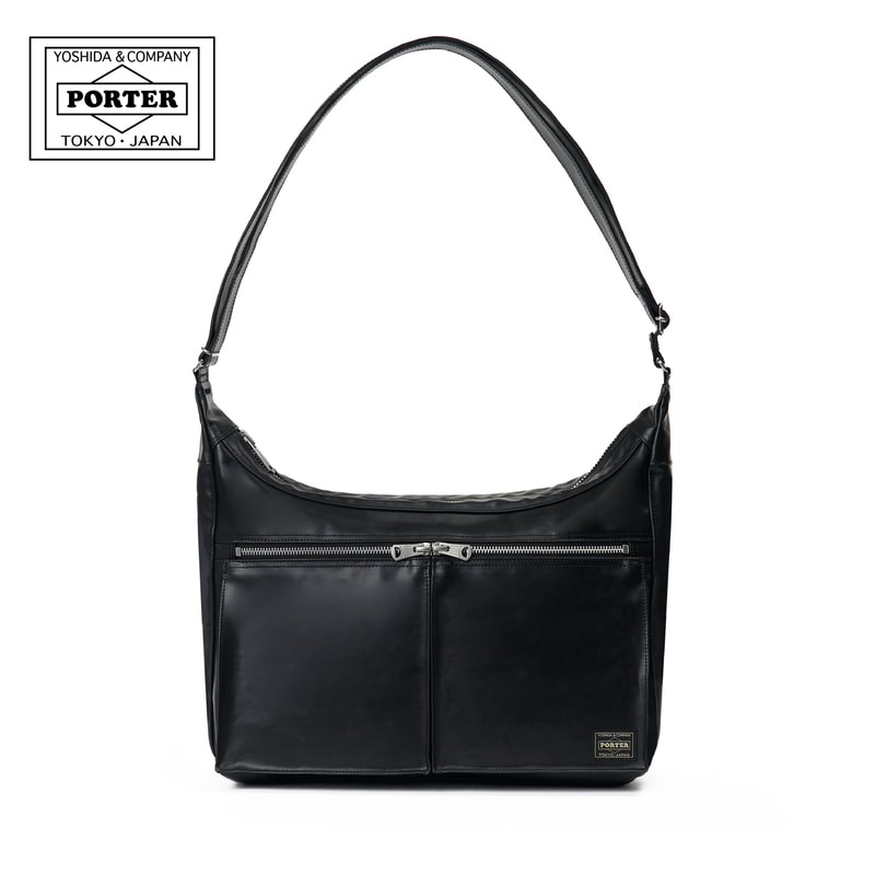 ポーター フリースタイル ボートショルダーバッグ 707-15164 PORTER ショルダーバッグ メンズ レディース ブランド ブラック ブラウン