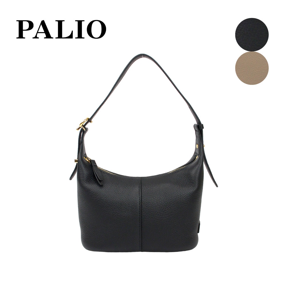 本革 ハンドバッグ 黒 レディース 上品 ショルダーバッグ レザー 軽量 小さめ 2way 斜め掛け 肩掛け ブランド オーク 大人可愛い きれいめバッグ PALIO パリオ Coccola コッコラ 935-pa-258 3月13日発送分予約販売中
