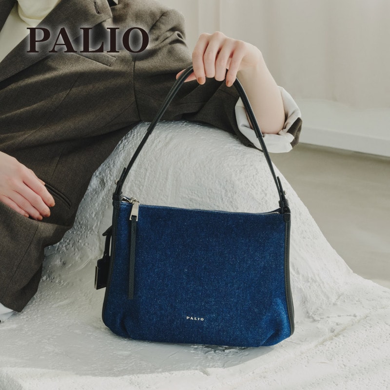 PALIO パリオ ショルダーバッグ デニムバッグ レディース ハンドバッグ レザー ブランド 肩掛け 斜め掛け 2wayバッグ カルテッラリーベロ 935-pan-009