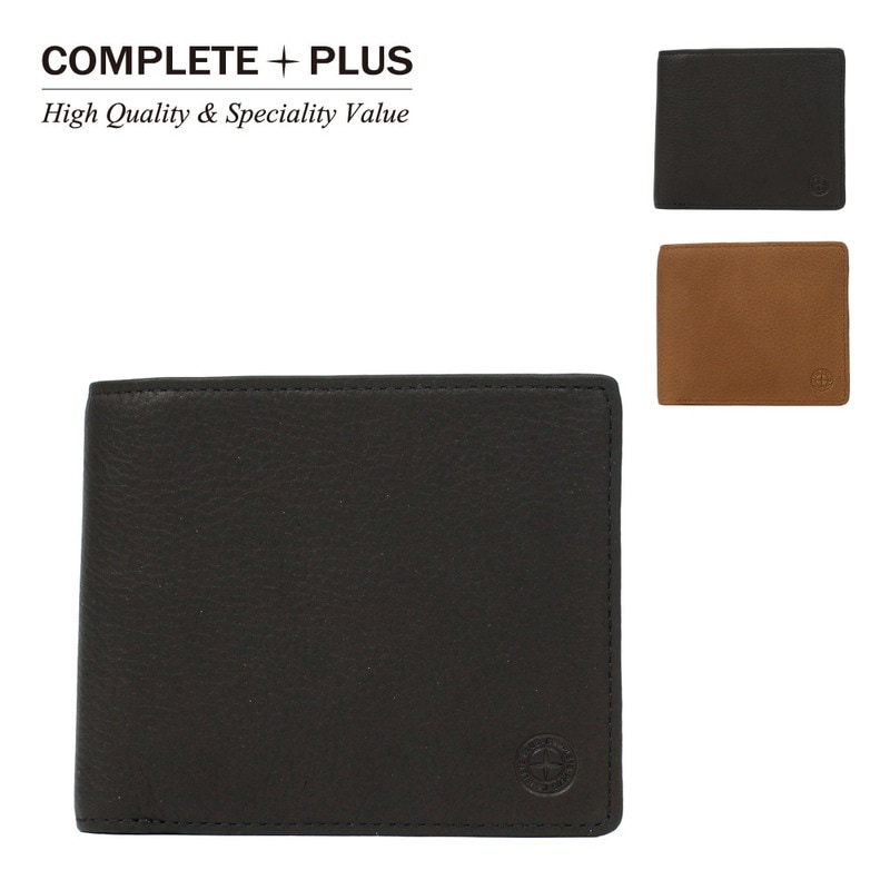 COMPLETE PLUS コンプリートプラス 二つ折り財布 メンズ 本革 かっこいい レザー 神戸牛レザー サステナブル ブランド 神戸牛シリーズ 927-CP-4E102
