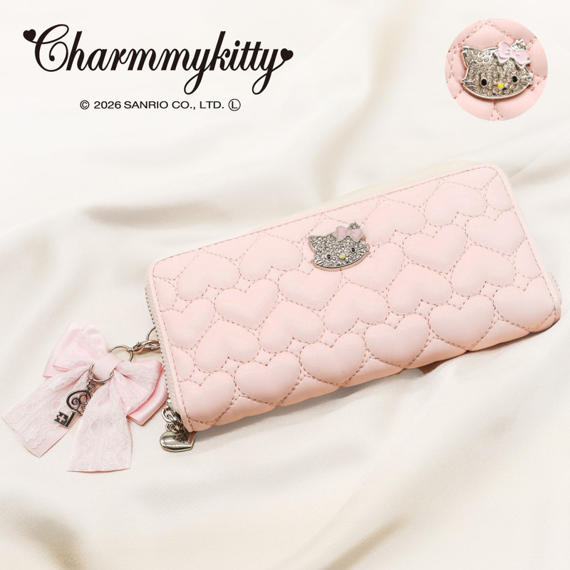 Charmmy kitty チャーミーキティ ラウンドファスナー長財布 レディース