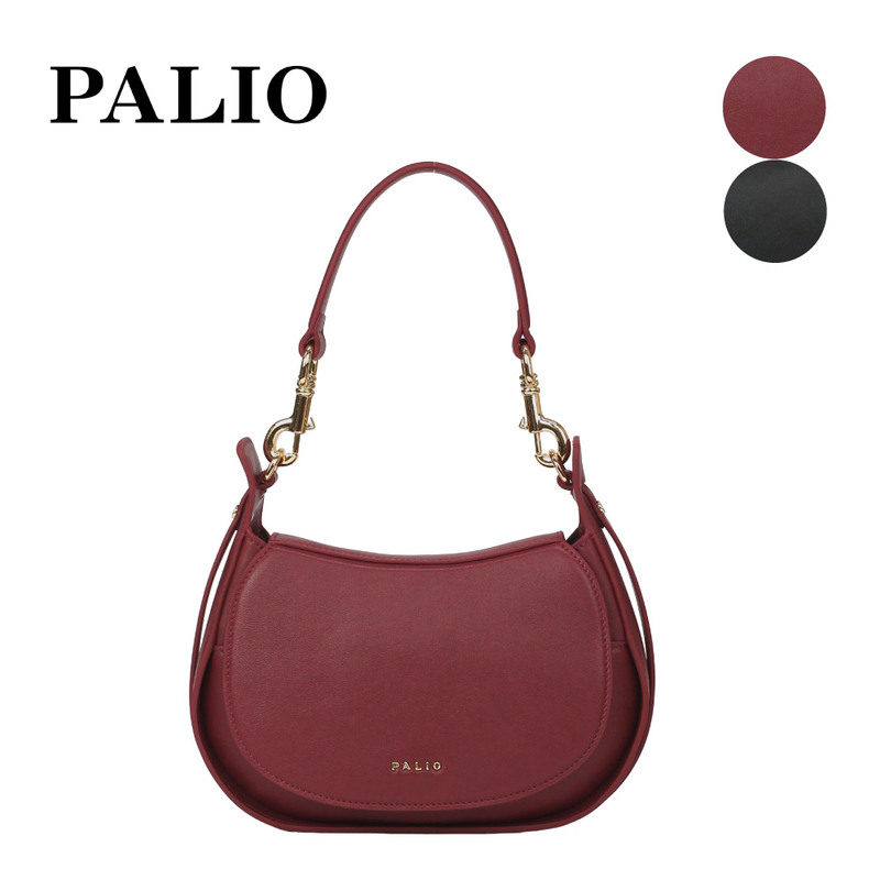 新作 PALIO Brilla ブリラ 2wayバッグ レディース レザー 牛革 ブラック ワイン pa-265