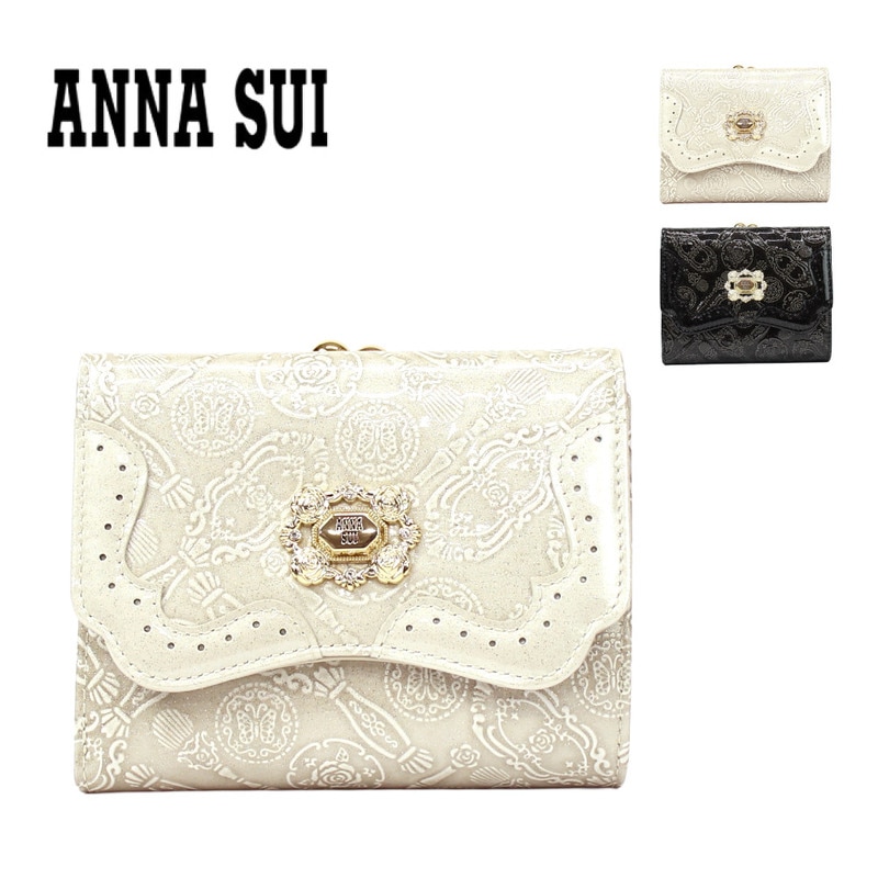 ANNA SUI アナスイ 二つ折り財布 チェリーナ 二つ折 財布 レディース