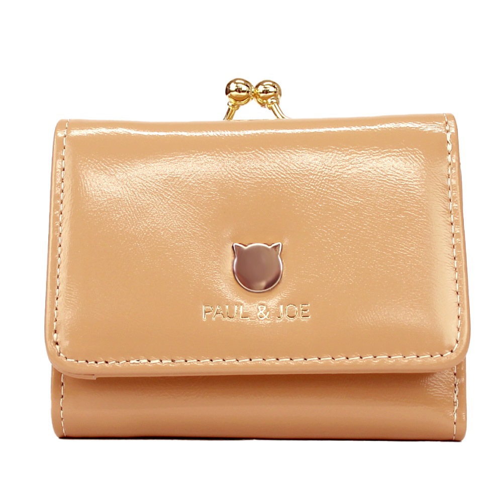 PAUL&JOE 三つ折り財布 ヌメット 財布 がま口 猫 ネコ ねこ ピンク 楽天市場】ポール&ジョー 財布 レディース がま口 三つ折り財布 ミニ