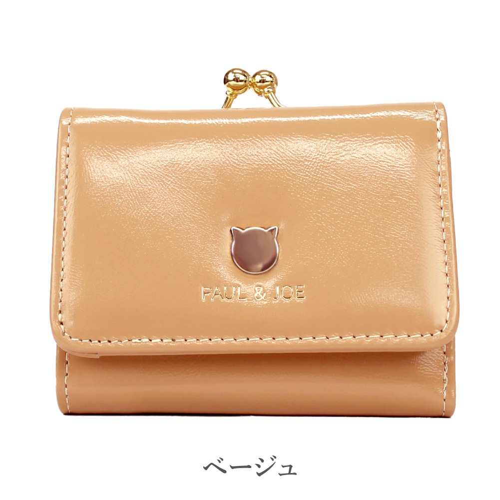 PAUL&JOE ACCESSOIRES ポールアンドジョー 財布 がま口 三つ折り財布