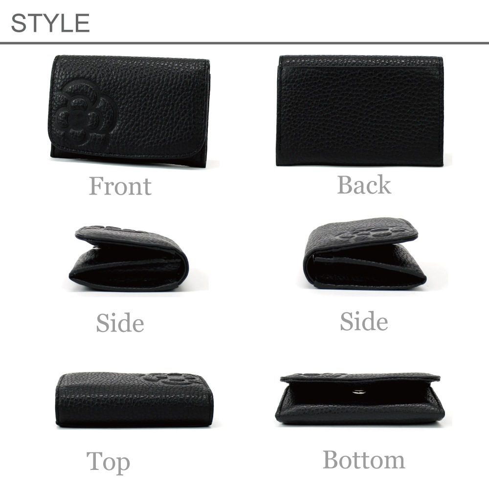 クレイサス CLATHAS 名刺入れ カードケース 定期入れ パスケースレディース ブランド オフィス 通勤 花柄 二つ折り 名刺ケース 190332