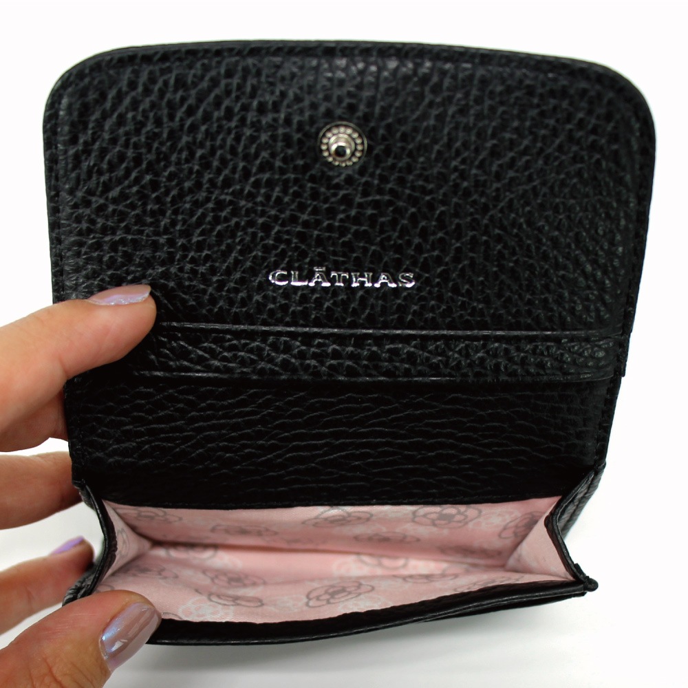 クレイサス CLATHAS 名刺入れ カードケース 定期入れ パスケースレディース ブランド オフィス 通勤 花柄 二つ折り 名刺ケース 190332