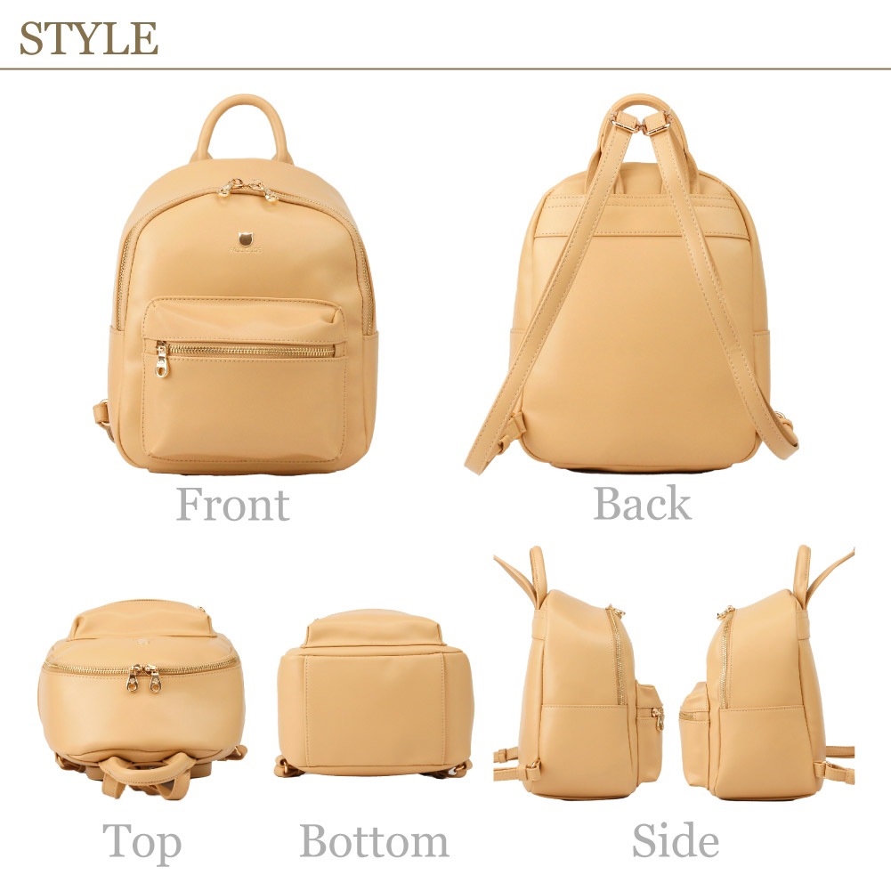 PAUL & JOE ACCESSOIRES ポール&ジョー アクセソワ リュック ミニリュック レディース 黒 ブランド 猫 ねこ ガーリー pja-b1166