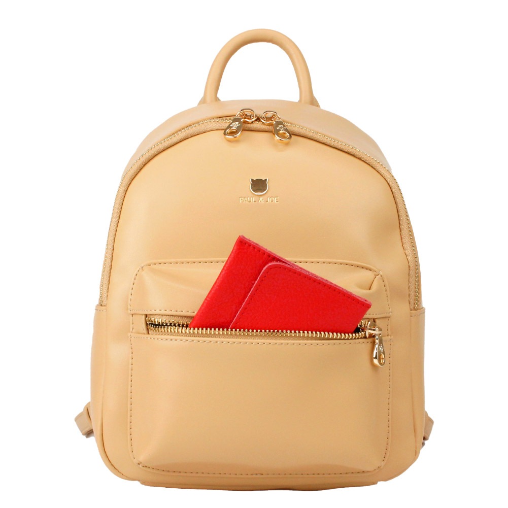 PAUL & JOE ACCESSOIRES ポール&ジョー アクセソワ リュック ミニリュック レディース 黒 ブランド 猫 ねこ ガーリー pja-b1166