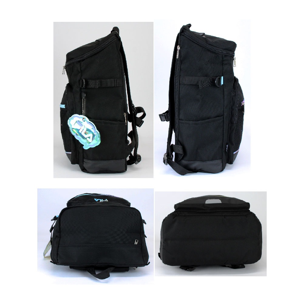 FILA フィラ 7852 リコル スクールバッグ スクールリュック デイパック 30L 撥水 グラデーション スクール スクエア リュック BOX バックパック スクバ ラウンドリュック 学生 中学生 高校生 かわいい おしゃれ シンプル 使いやすい 入学 ブラック チャーム付き