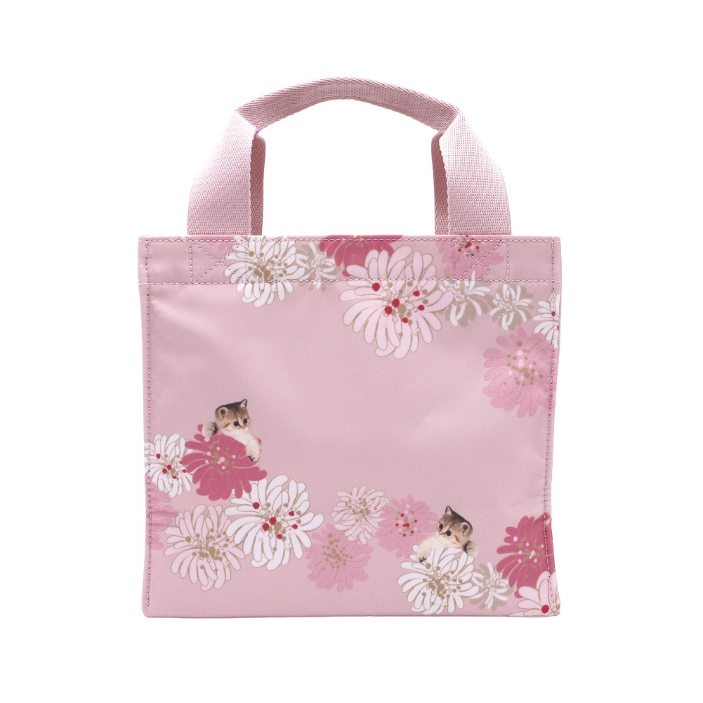 新作 PAUL & JOE ACCESSOIRES ポール&ジョー アクセソワ ランチバッグ ランチトート お弁当バッグ サブバッグ 可愛い 猫 クリザンテーム＆ヌネットプリント pja-b1355 正規販売店