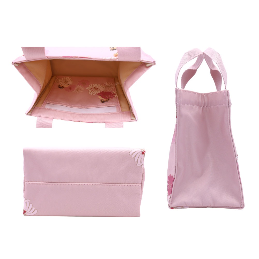新作 PAUL & JOE ACCESSOIRES ポール&ジョー アクセソワ ランチバッグ ランチトート お弁当バッグ サブバッグ 可愛い 猫 クリザンテーム＆ヌネットプリント pja-b1355 正規販売店