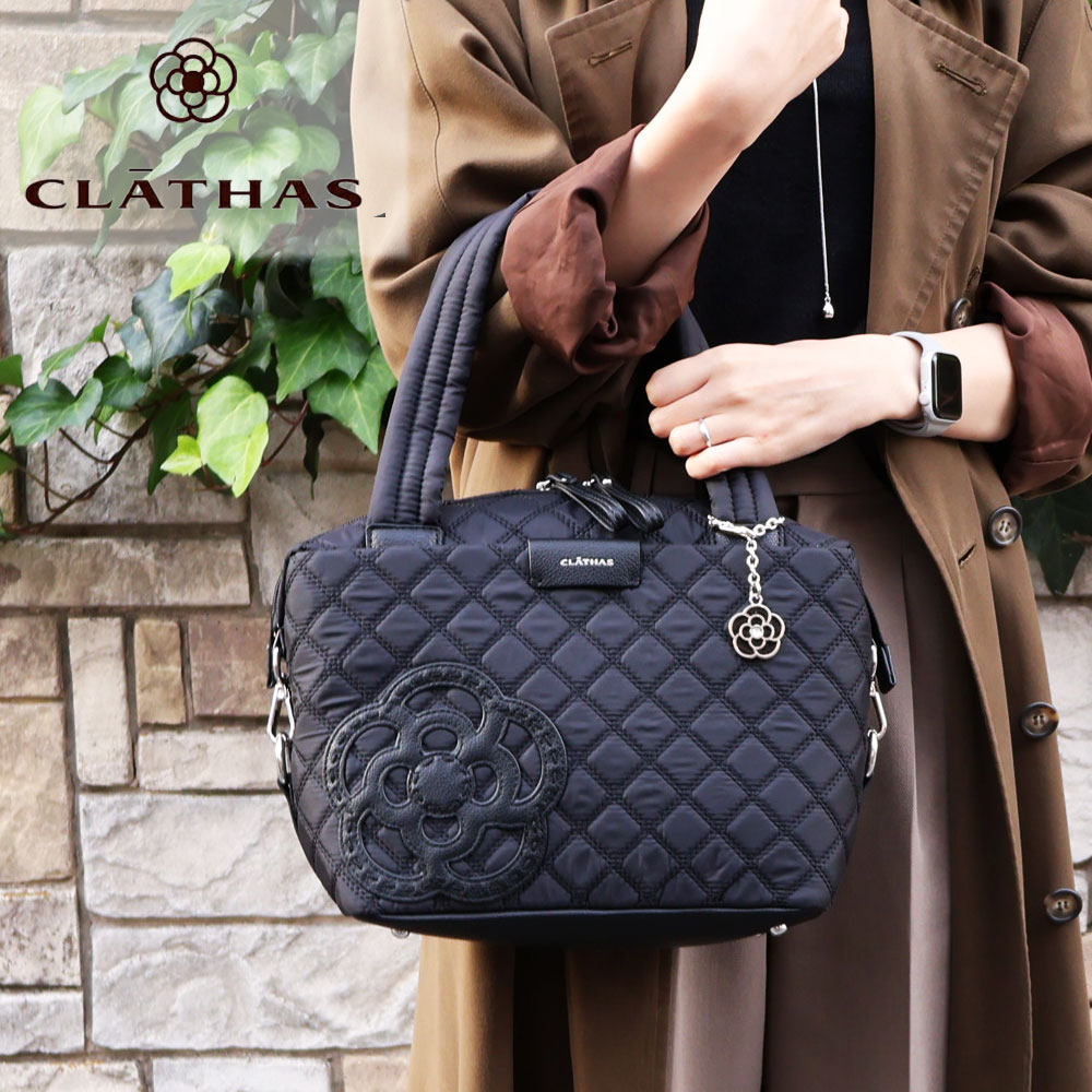 クレイサス CLATHAS バッグ ナイロン レディース カペラ ブラック ショルダ-付き 2way 189554 正規代理店