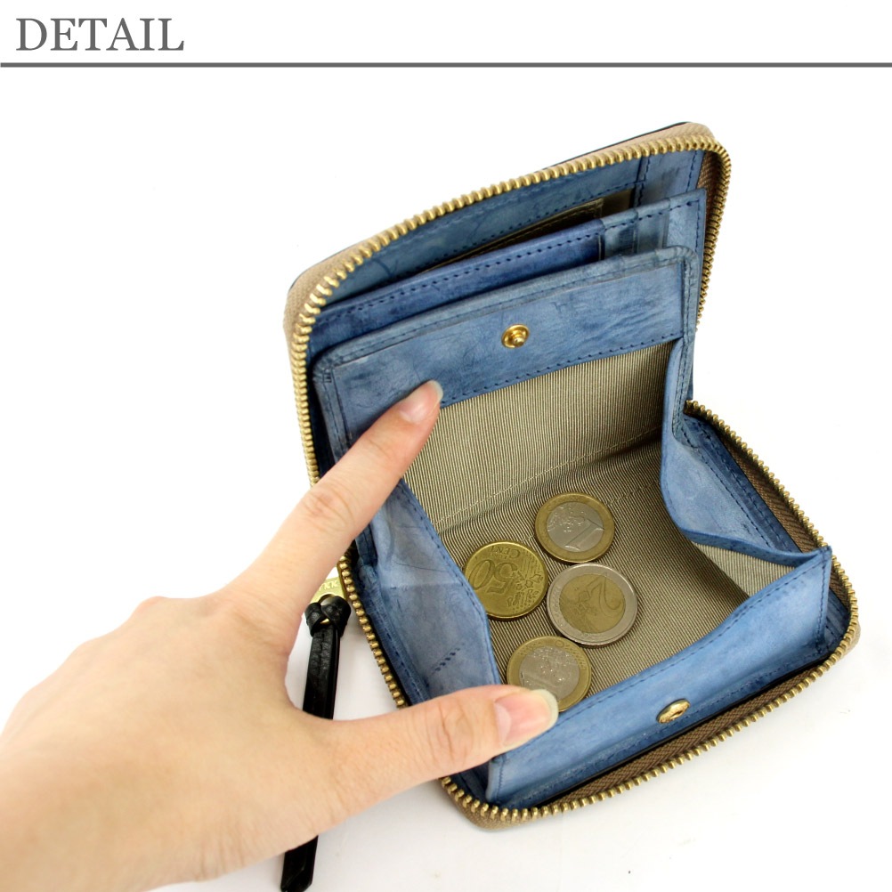 SALE 50% OFF Passenger Message パッセンジャーメッセージ ラウンドハーフ財布 952-pm-3bg102