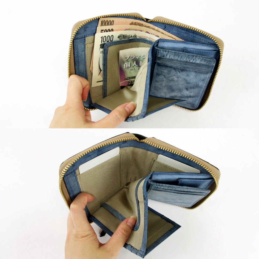 SALE 50% OFF Passenger Message パッセンジャーメッセージ ラウンドハーフ財布 952-pm-3bg102