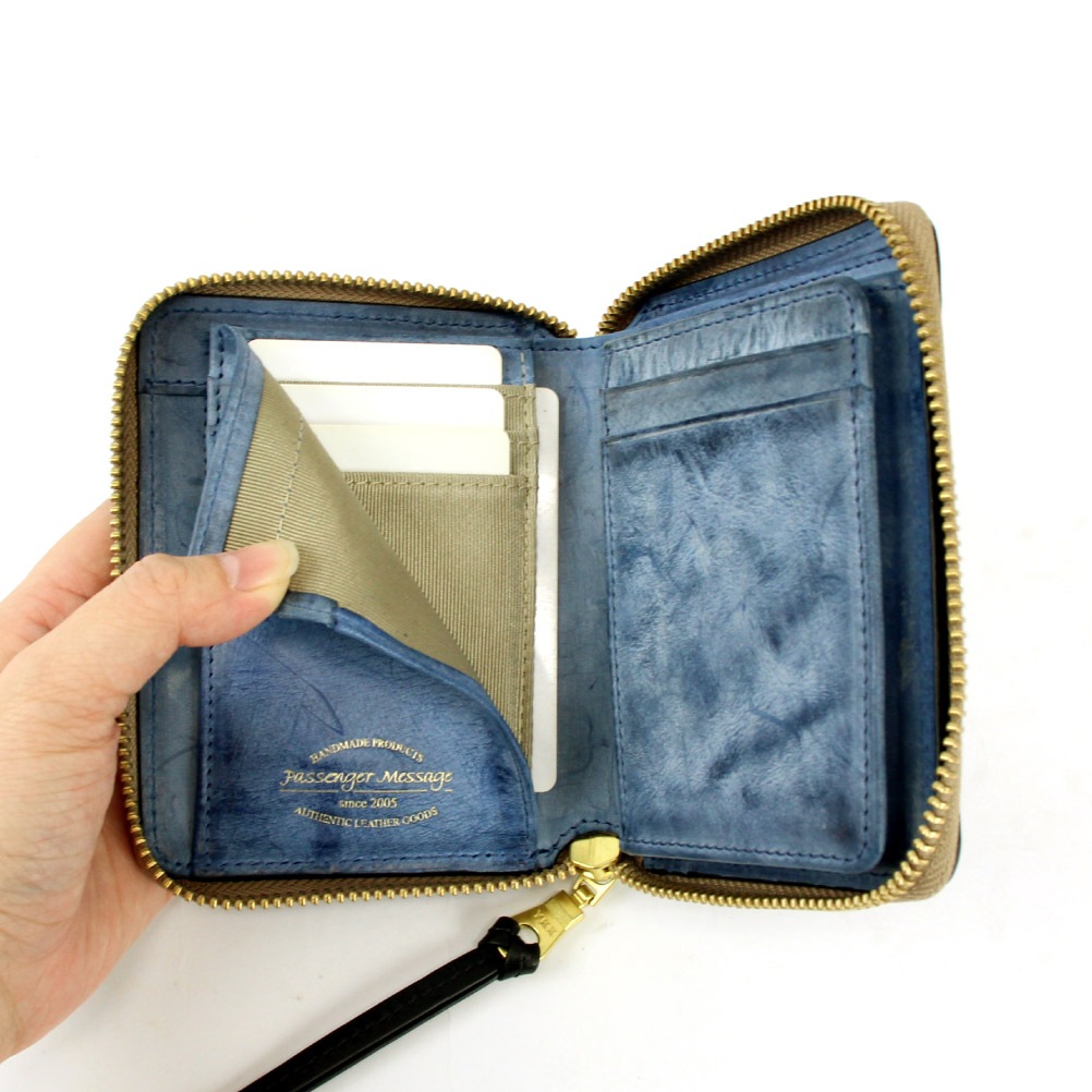 SALE 50% OFF Passenger Message パッセンジャーメッセージ ラウンドハーフ財布 952-pm-3bg102