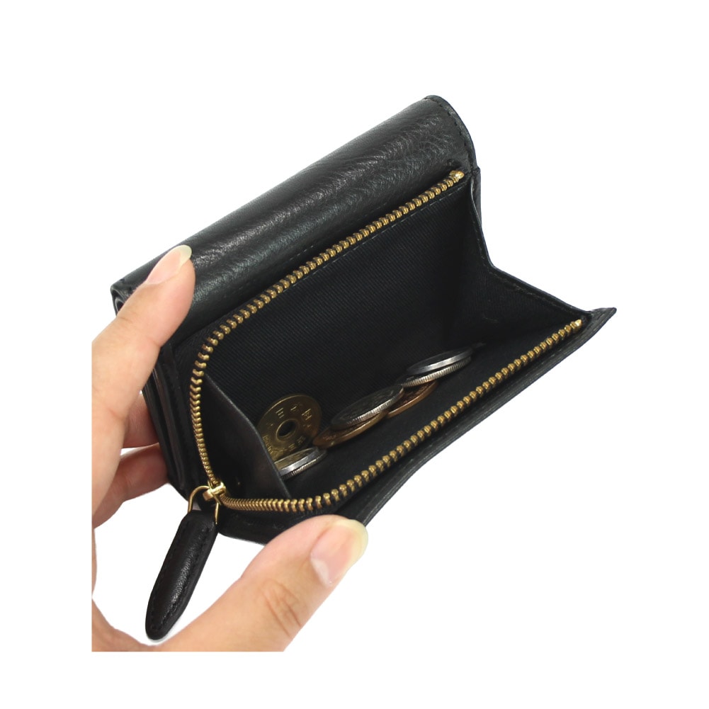 COMPLETE PLUS コンプリートプラス 三つ折り財布 メンズ レザー コンパクト ミニ財布 本革 ブランド リテン 952-CP-26BG103