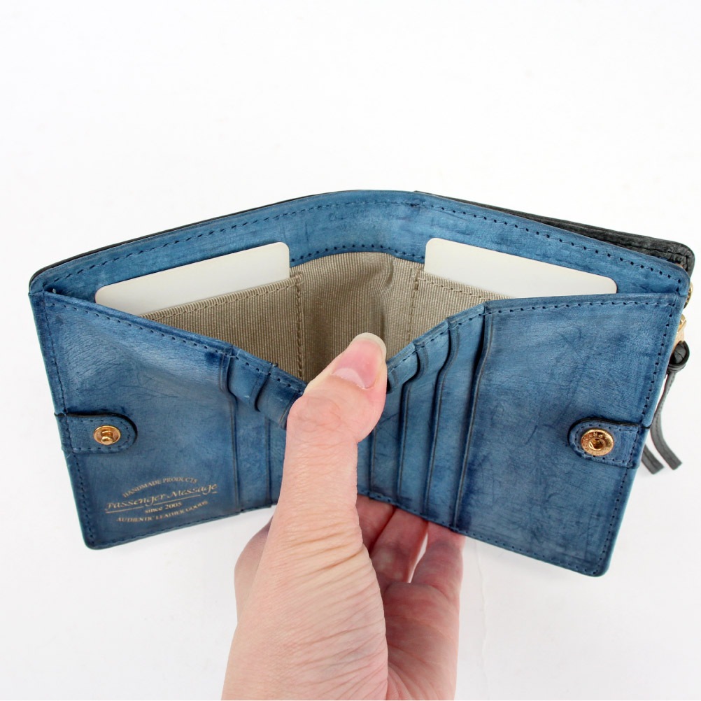 SALE 50% OFF Passenger Message パッセンジャーメッセージ 二つ折りハーフ財布 952-pm-3bg103