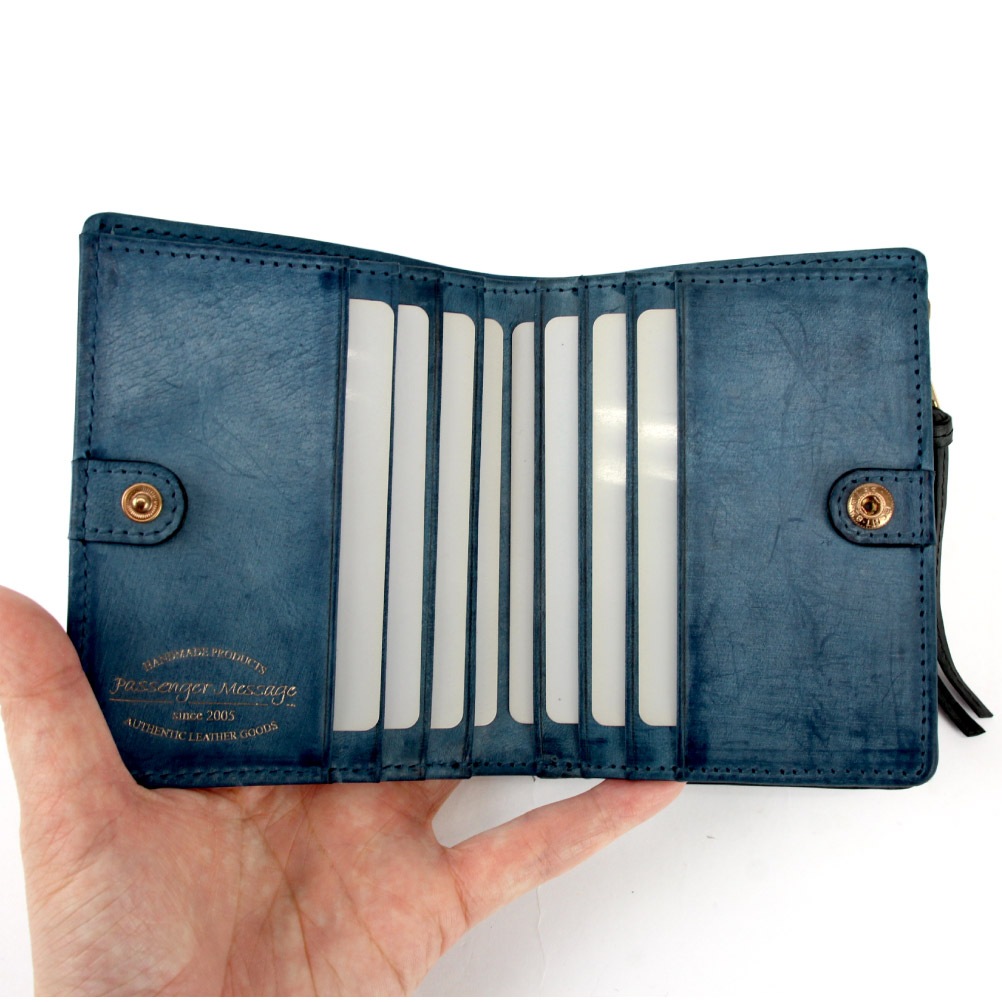 SALE 50% OFF Passenger Message パッセンジャーメッセージ 二つ折りハーフ財布 952-pm-3bg103