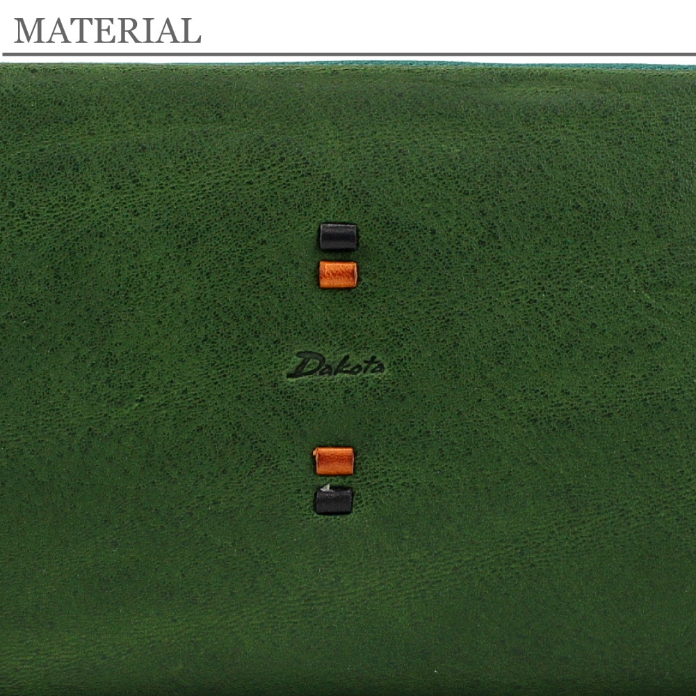 Dakota ダコタ 財布 レディース 長財布 ファスナー 大容量 レザー 本革 イタリアンレザー ラウンドファスナー ダコタの財布 ブランド  レッド ブラウン グリーン 赤 茶 緑 0031703