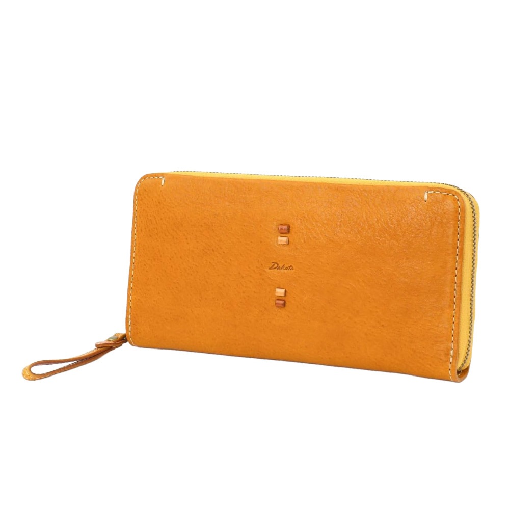 Dakota ダコタ 財布 レディース 長財布 ファスナー 大容量 レザー 本革 イタリアンレザー ラウンドファスナー ダコタの財布 ブランド  レッド ブラウン グリーン 赤 茶 緑 0031703