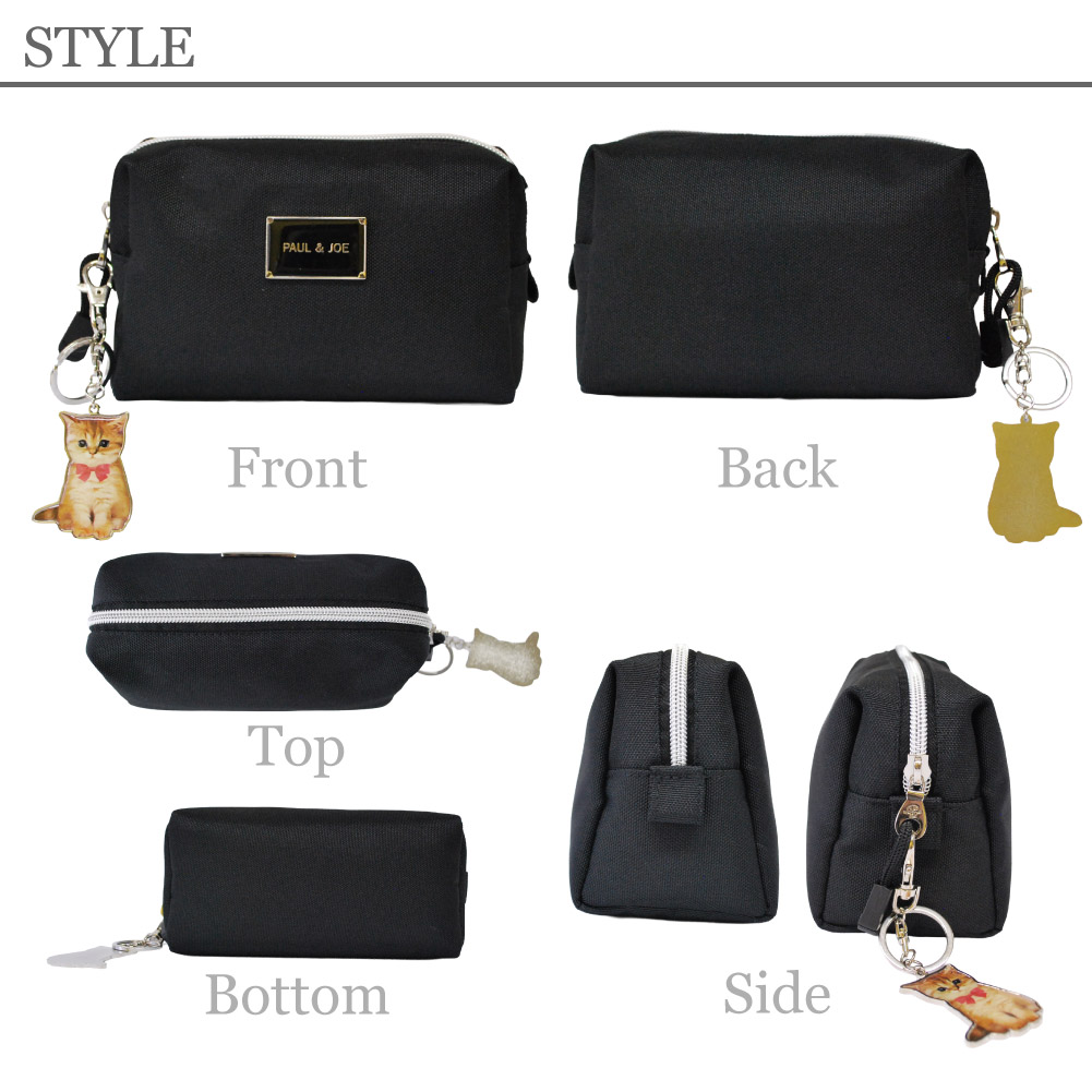 新作8月末入荷分予約販売中 ポールアンドジョー ポーチ レディース ブラント コスメポーチ 化粧ポーチ 黒 ヌネット PAUL&JOE ACCESSOIRES pja-w1322 8月下旬から順次発送