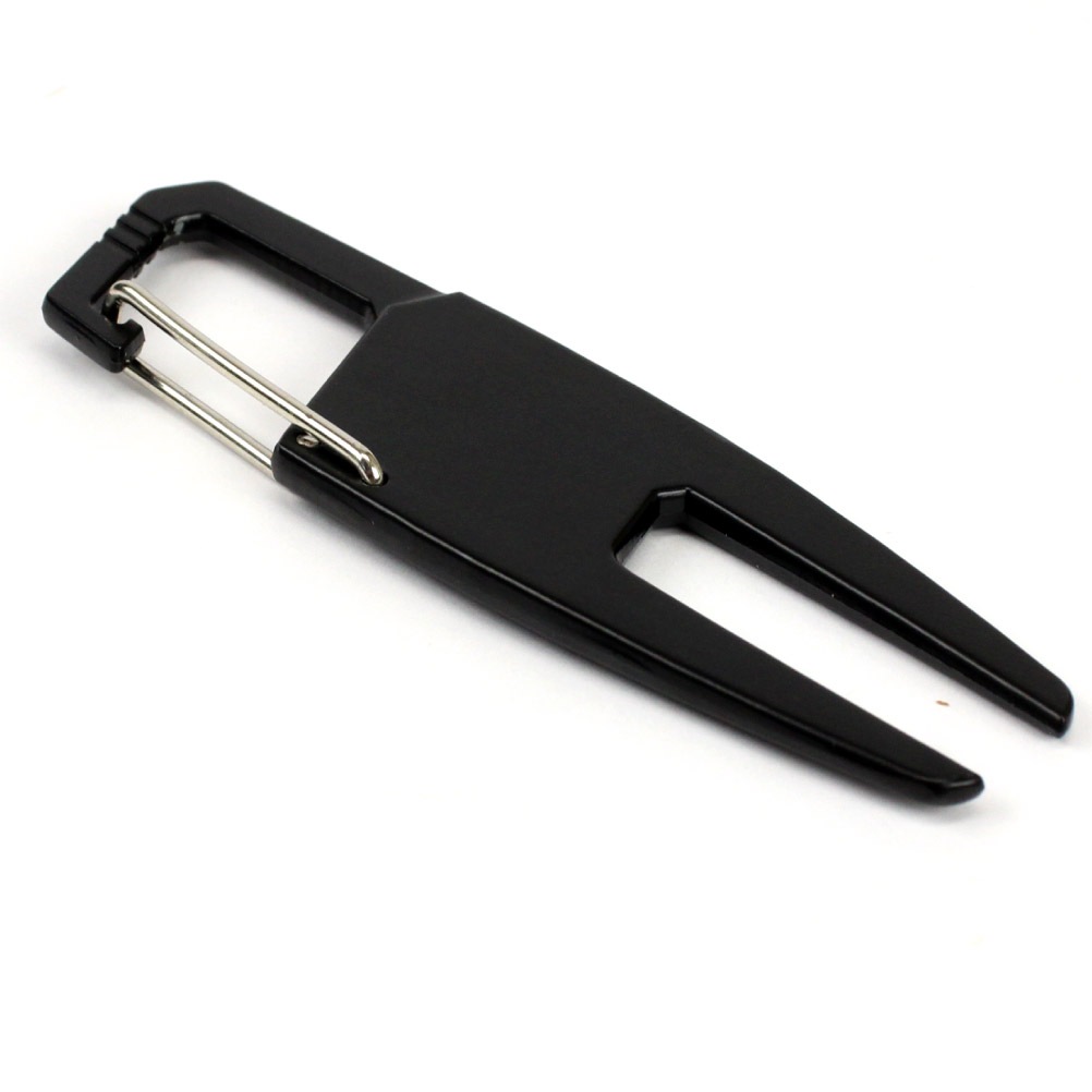 ゴルフマーカー ボールマーカー ティー マーカー フォーク マグネット 強力マグネット AS2OV アッソブ FORK CARABINER -BK GOLF SERIES フォークカラビナ