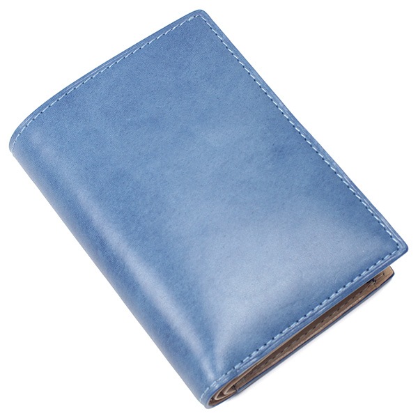 BAGGY PORT バキーポート 藍染めレザー 二つ折り財布 本革 牛革 レディース メンズ 兼用 ZYS096