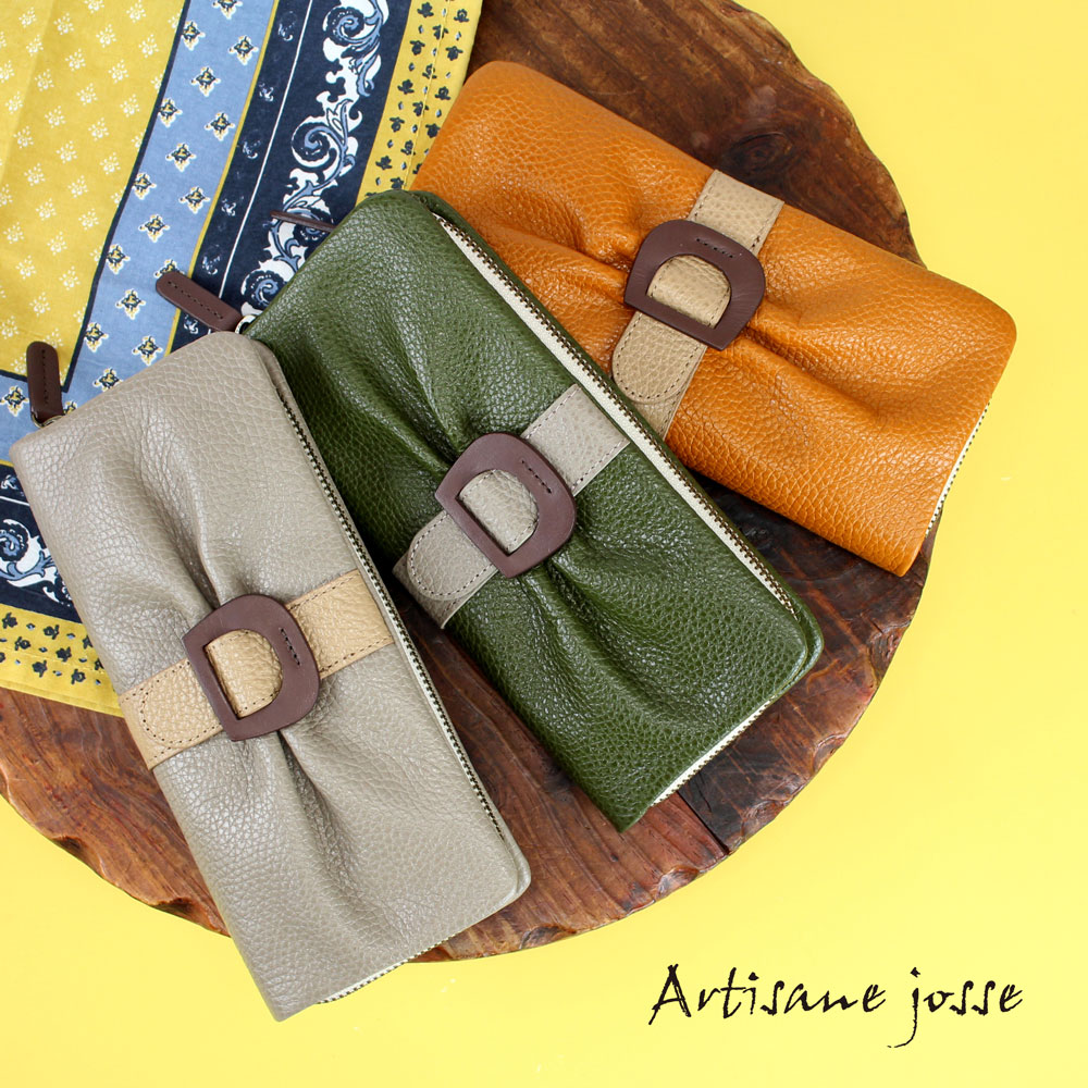 SALE 50% OFF Artisane josse Hoof アルティザンヌ・ジョゼ フーフ 長財布 スキミング防止 ラウンドファスナー 大容量 レディース 本革 941-aj-22r102