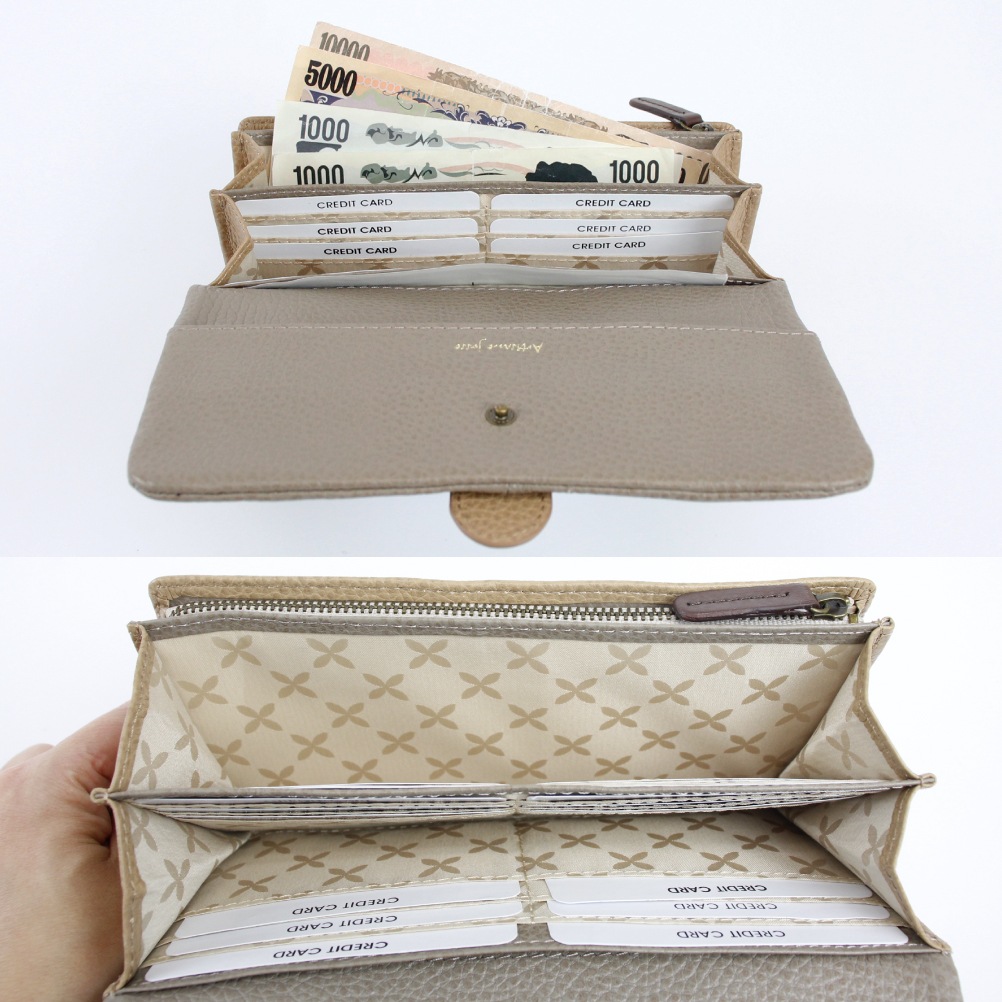 Artisane josse Hoof アルティザンヌ・ジョゼ フーフ 財布 長財布 スキミング防止 かぶせ 大容量 レディース ブランド レザー 本革 革 上品 牛革 941-aj-22r101