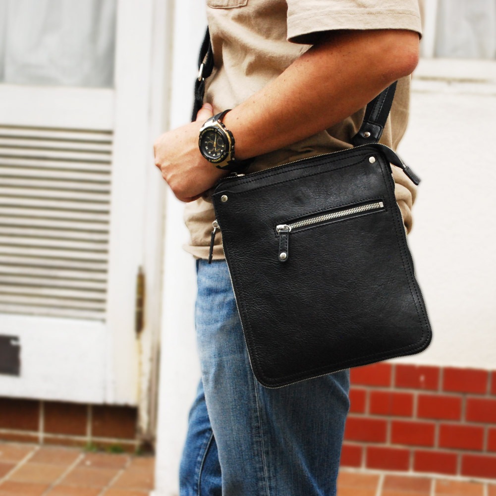 COMPLETE PLUS コンプリートプラス ベーシック 牛革 ショルダーバッグ (910-cp-0m103)