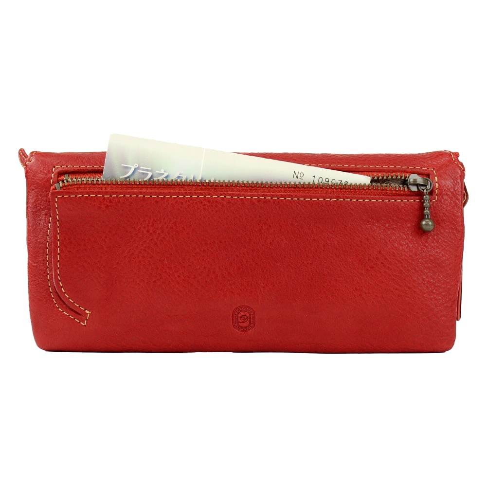 Dakota ダコタ 長財布 財布 レディース レザー 本革 ファスナー 使いやすい財布 ダコタの財布 ダコタの長財布 赤 茶 緑 レッド ブラウン グリーン ブランド ペルリーネ 0031704