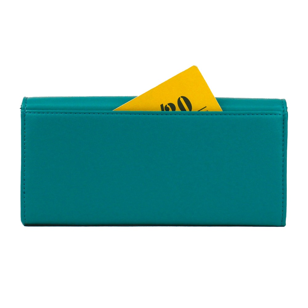 PAUL & JOE ACCESSOIRES ポール&ジョー 財布 ラウンドファスナー長財布 合成皮革 ポリエステル キャットブローチ pja-w1171