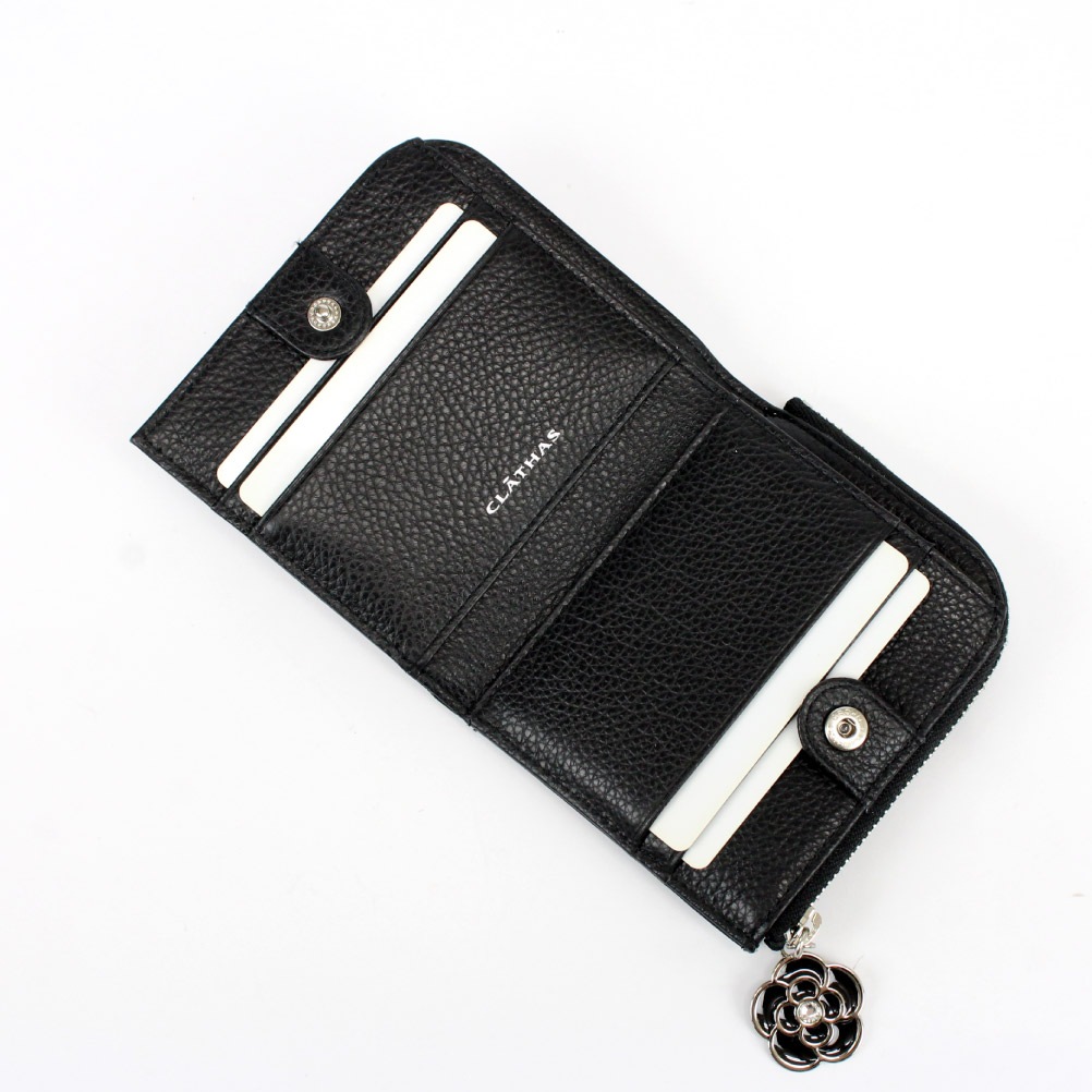 財布 レディース 二つ折り CLATHAS クレイサス 本革 レザー カメリア クレイサス CLATHAS 財布 折り財布 二つ折り ルレット