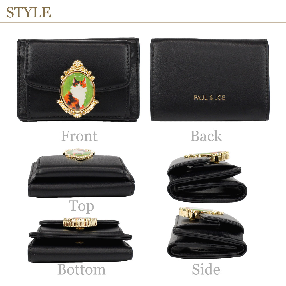 PAUL & JOE ACCESSOIRES ポール&ジョー 財布 ミニ財布 三つ折り財布