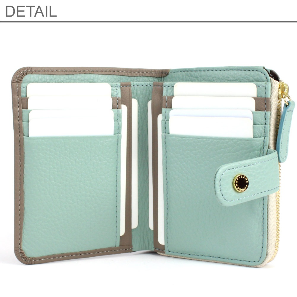 【Artisane josse】アルティザンヌ・ジョゼ SETA セタ 財布 ミニ財布 折り財布 二つ折り レディース ブランド レザー L字 本革 革 牛革 953-aj-22f103