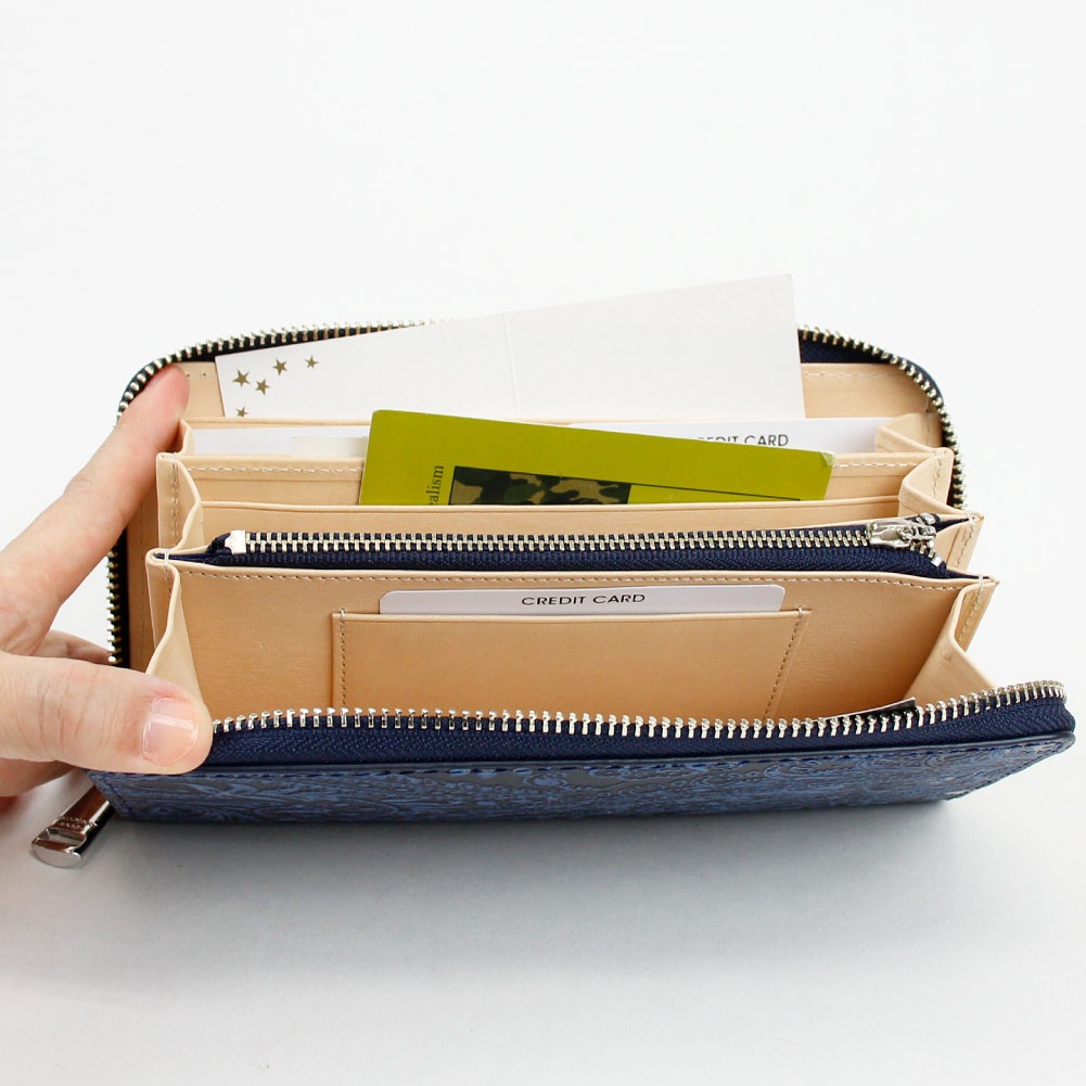 BAGGY PORT バギーポート 財布 藍染 長財布 本革 日本製 メンズ