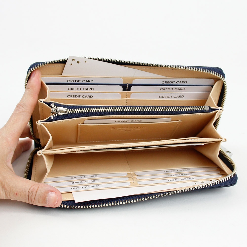 BAGGY PORT バギーポート 財布 藍染 長財布 本革 日本製 メンズ レディース KOI コーアイ ペイズリー柄 姫路レザー zys-197 ブランド