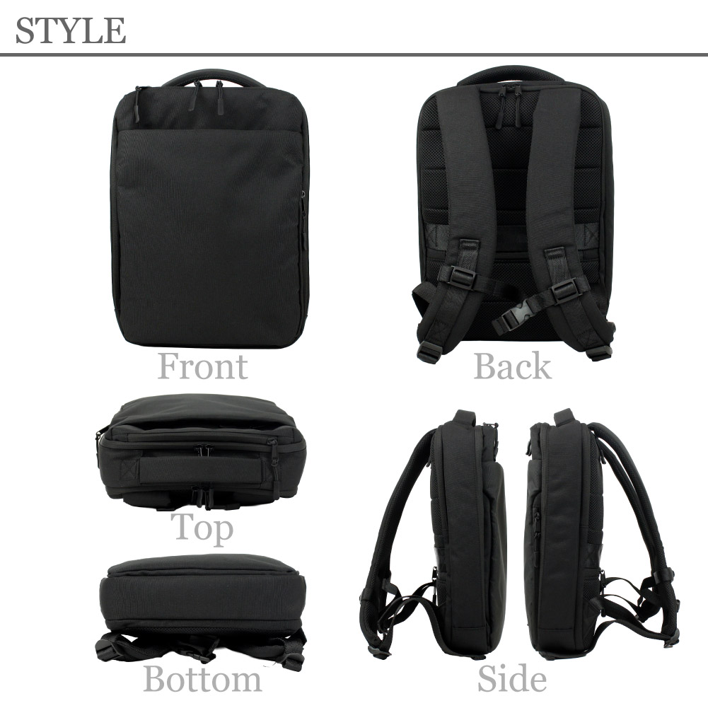 Lacom ラーコム リュックサック リュック ビジネスリュック メンズ 薄型 シンプル バックパック 通勤バッグ A4 PC 収納 軽量 大容量 ブランド 961-LC-5T101