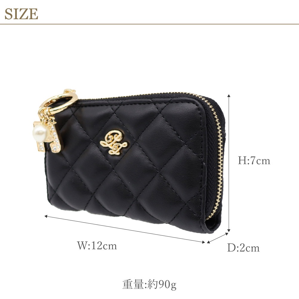 PAUL & JOE ACCESSOIRES ポールアンドジョー キーケース レディース ポール&ジョー 鍵入れ ブランド キルティング 正規品 pja-w1256