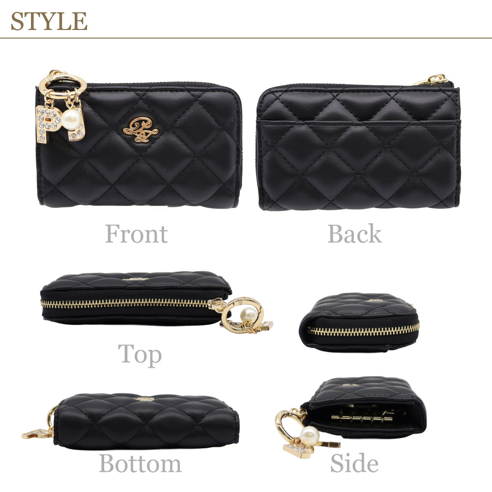 PAUL & JOE ACCESSOIRES ポールアンドジョー キーケース レディース ポール&ジョー 鍵入れ ブランド キルティング 正規品 pja-w1256