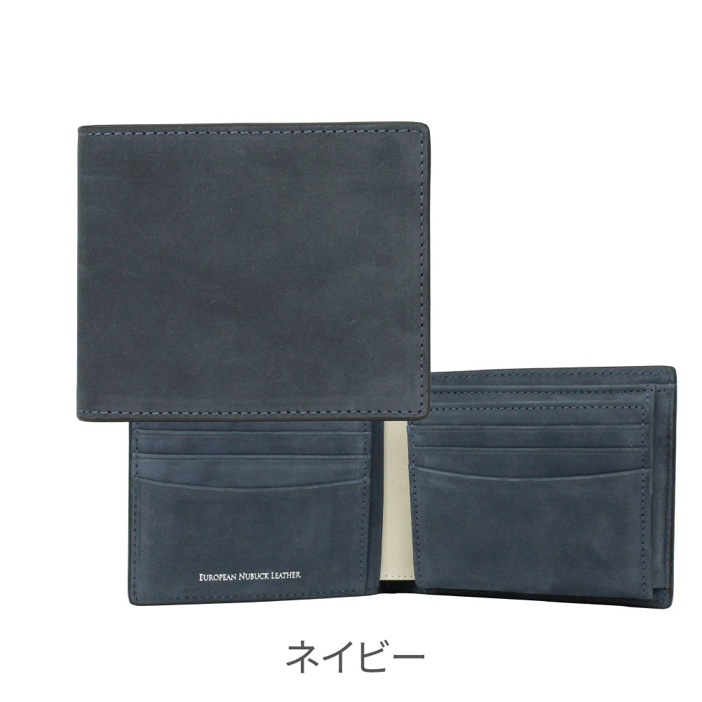 COMPLETE PLUS コンプリートプラス メンズ 二つ折り財布 牛革 本革